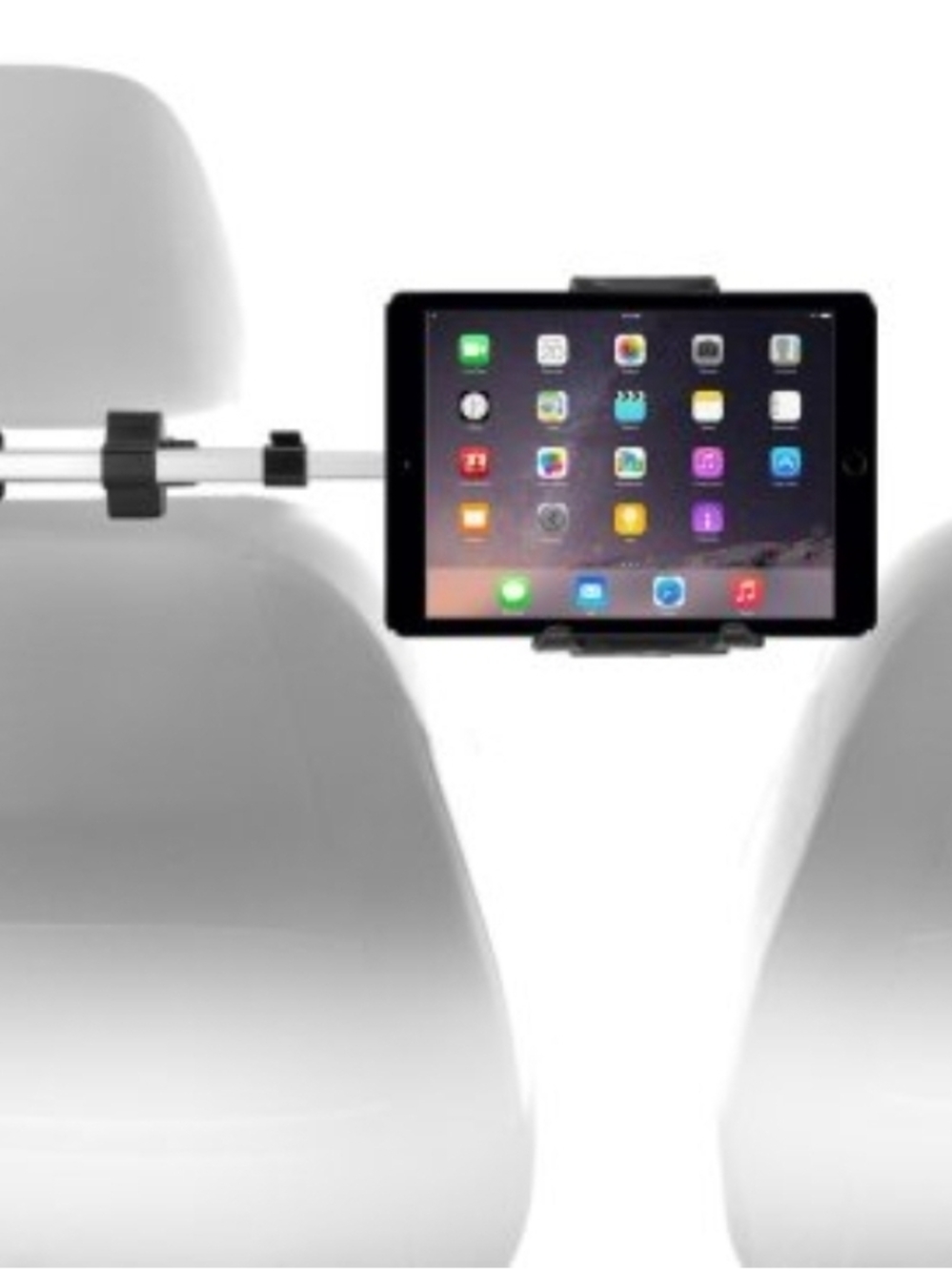 Universal Car Headrest Tablet Mount Holder - Black